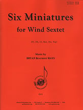 Six Miniatures for Wind Sextet Fl, Ob, Cl, Bsn, Hrn, Tpt cover